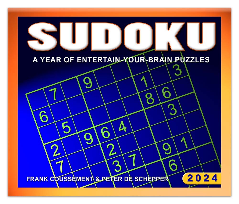 Sudoku | 2024 6 x 5 Inch Daily Desktop Box Calendar | New Page Every Day
