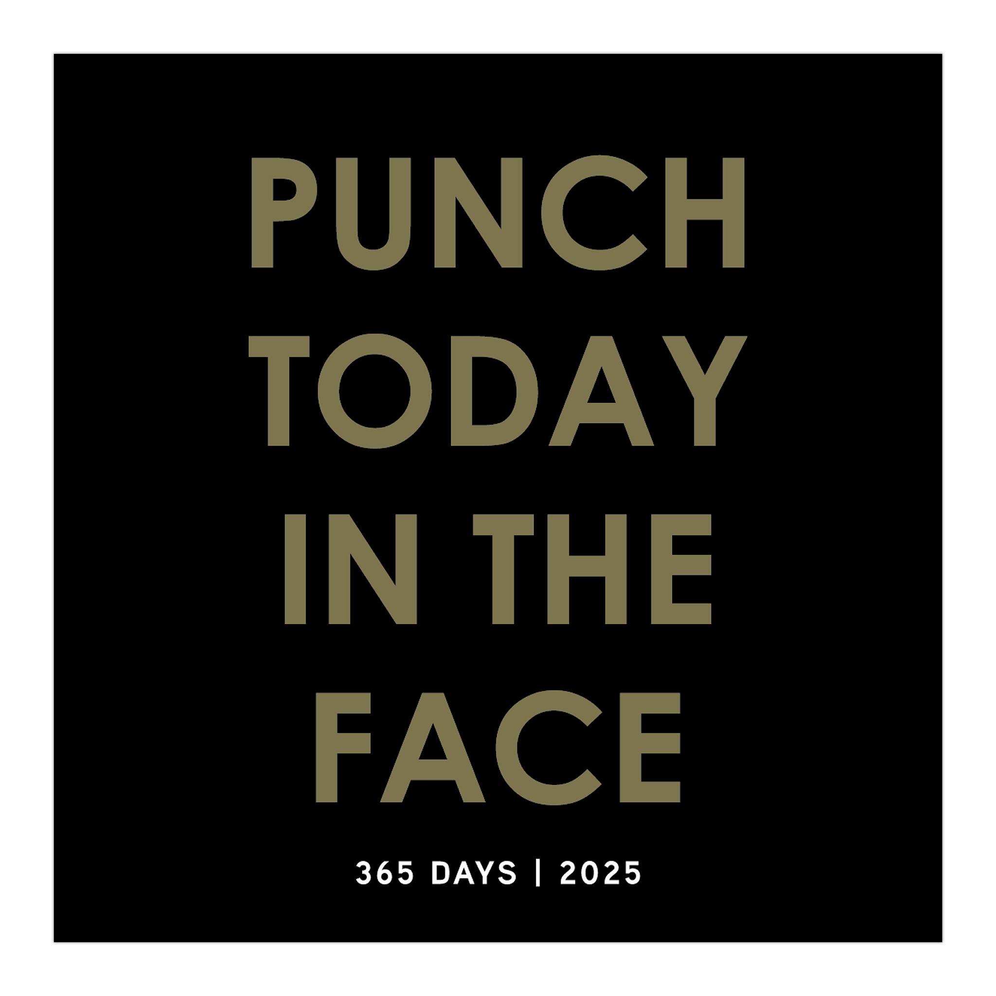 Punch Today | 2025 Desktop Box Calendar | New Page Every Day
