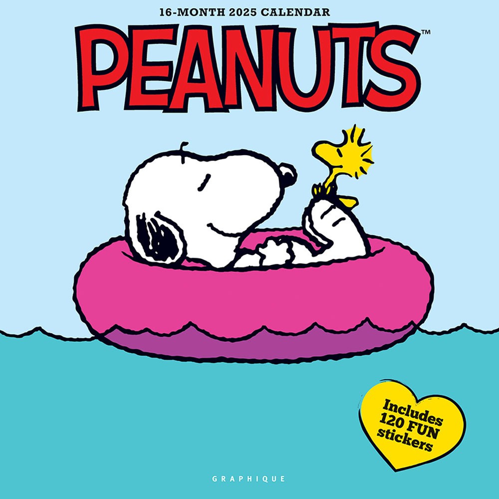 Peanuts | 2025 12 x 24 Inch Monthly Square Wall Calendar