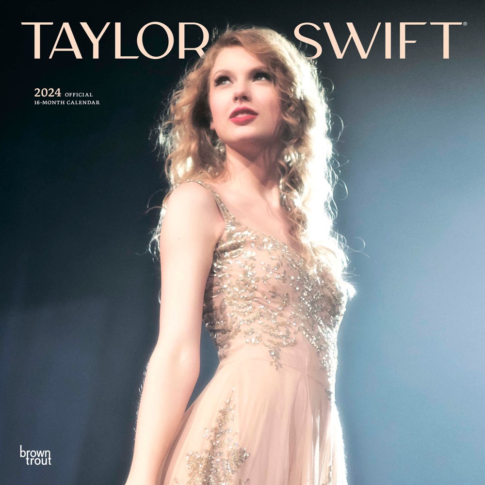 Taylor Swift OFFICIAL 2024 12 x 24 Inch Monthly Square Wall Calendar