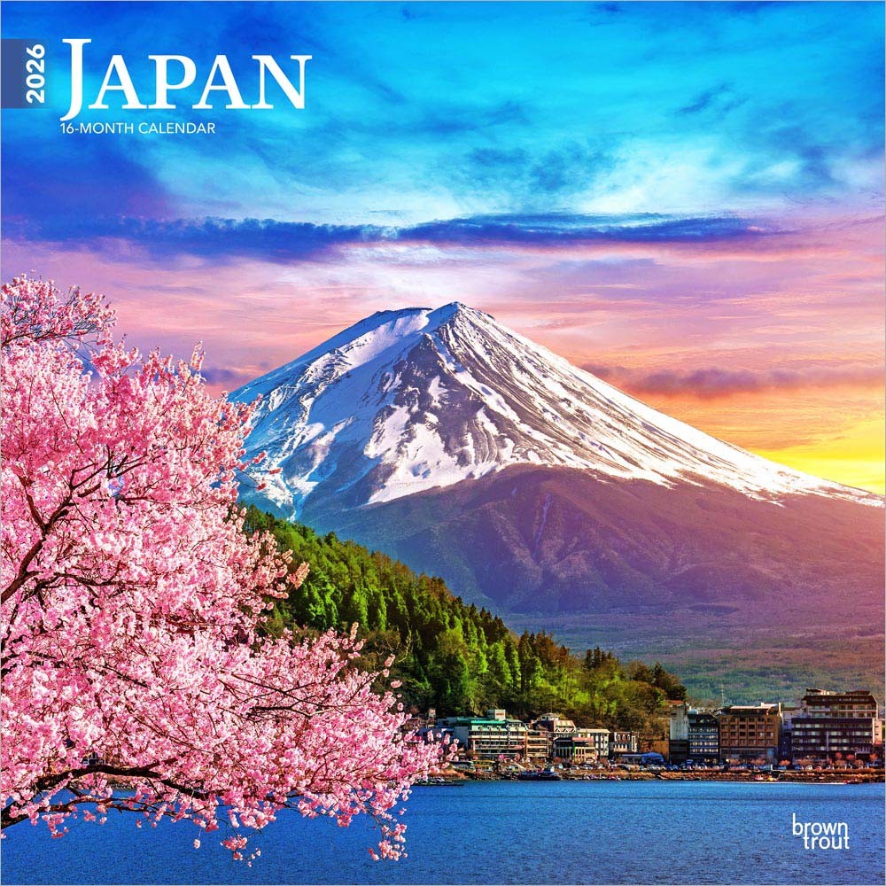 Japan | 2026 12 x 24 Inch (Hanging) Monthly Square Wall Calendar