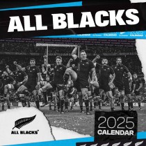 All Blacks OFFICIAL | 2025 12 x 24 Inch Monthly Square Wall Calendar