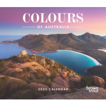 Colours of Australia | 2025 12 x 24 Inch Monthly Square Wall Calendar
