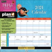 Mom's Plan-It | 2024 12 x 12 Inch Monthly Square Family Organizer Calendar