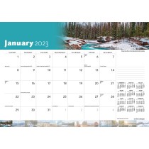 Canadian Geographic | 2023 17 x 12 Inch Monthly Desk Pad Calendar