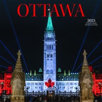 Ottawa | 2023 12 x 24 Inch Monthly Square Wall Calendar | English/French Bilingual