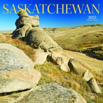 Saskatchewan | 2023 12 x 24 Inch Monthly Square Wall Calendar