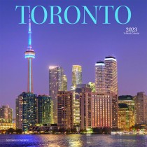 Toronto | 2023 12 x 24 Inch Monthly Square Wall Calendar
