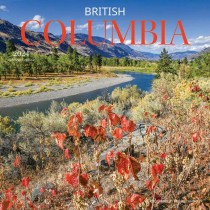 British Columbia | 2024 7 x 14 Inch Monthly Mini Wall Calendar
