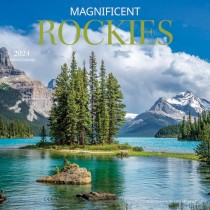 Magnificent Rockies | 2024 7 x 14 Inch Monthly Mini Wall Calendar