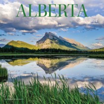 Alberta | 2024 12 x 24 Inch Monthly Square Wall Calendar