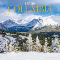 British Columbia | 2024 12 x 24 Inch Monthly Square Wall Calendar