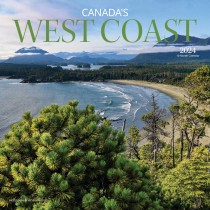 Canada's West Coast | 2024 12 x 24 Inch Monthly Square Wall Calendar