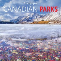 Canadian Geographic Canadian Parks | 2024 12 x 24 Inch Monthly Square Wall Calendar