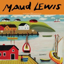 Maud Lewis | 2024 12 x 24 Inch Monthly Square Wall Calendar | English/French Bilingual
