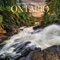 Northern Ontario | 2024 12 x 24 Inch Monthly Square Wall Calendar | English/French Bilingual