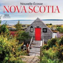 Nova Scotia | 2024 12 x 24 Inch Monthly Square Wall Calendar | English/French Bilingual