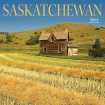 Saskatchewan | 2024 12 x 24 Inch Monthly Square Wall Calendar