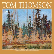 Tom Thomson AGO | 2024 12 x 24 Inch Monthly Square Wall Calendar | English/French Bilingual