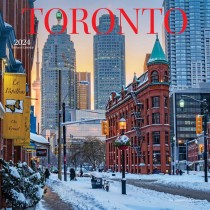 Toronto | 2024 12 x 24 Inch Monthly Square Wall Calendar