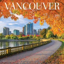Vancouver | 2024 12 x 24 Inch Monthly Square Wall Calendar