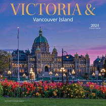 Victoria & Vancouver Island | 2024 12 x 24 Inch Monthly Square Wall Calendar