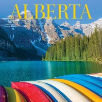 Alberta | 2025 12 x 24 Inch Monthly Square Wall Calendar