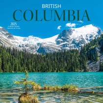 British Columbia | 2025 12 x 24 Inch Monthly Square Wall Calendar