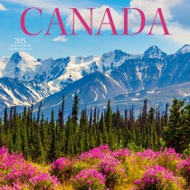 Canada | 2025 12 x 24 Inch Monthly Square Wall Calendar | English/French Bilingual