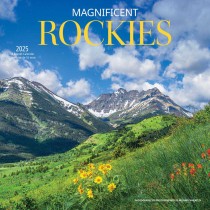 Magnificent Rockies | 2025 12 x 24 Inch Monthly Square Wall Calendar