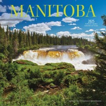 Manitoba | 2025 12 x 24 Inch Monthly Square Wall Calendar