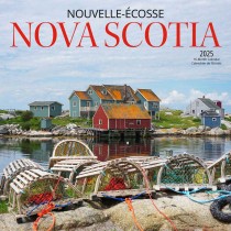 Nova Scotia | 2025 12 x 24 Inch Monthly Square Wall Calendar | English/French Bilingual