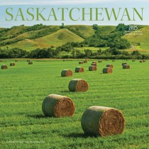 Saskatchewan | 2025 12 x 24 Inch Monthly Square Wall Calendar