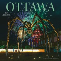 Ottawa | 2025 12 x 24 Inch Monthly Square Wall Calendar | English/French Bilingual
