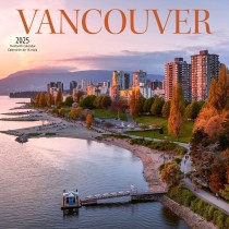 Vancouver | 2025 12 x 24 Inch Monthly Square Wall Calendar