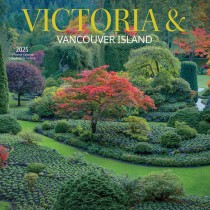 Victoria & Vancouver Island | 2025 12 x 24 Inch Monthly Square Wall Calendar