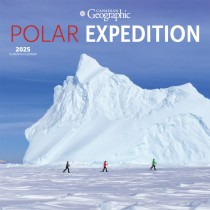 Canadian Geographic Polar Expedition OFFICIAL | 2025 12 x 24 Inch Monthly Square Wall Calendar | Plastic-Free