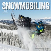 Snowmobiling | 2025 12 x 24 Inch Monthly Square Wall Calendar