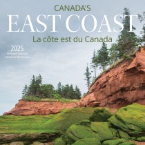 Canadas East Coast | La cote est du Canada | 2025 7 x 14 Inch Monthly Mini Wall Calendar | English/French Bilingual