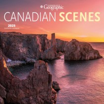 Canadian Geographic Canadian Scenes OFFICIAL | 2025 7 x 14 Inch Monthly Mini Wall Calendar