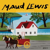 Maud Lewis OFFICIAL | 2025 7 x 14 Inch Monthly Mini Wall Calendar | English/French Bilingual