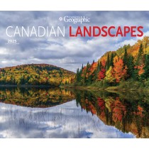 Canadian Geographic Canadian Landscapes OFFICIAL | 2025 14 x 24 Inch Monthly Deluxe Wall Calendar | Envelope