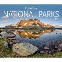 Canadian Geographic Canadas National Parks OFFICIAL | 2025 14 x 24 Inch Monthly Deluxe Wall Calendar | Envelope