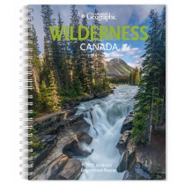 Canadian Geographic Wilderness Canada OFFICIAL | 2025 6 x 7.75 Inch Spiral-Bound Wire-O Weekly Engagement Planner Calendar | New Full-Color Image Every Week