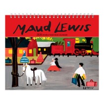 Maud Lewis AGNS OFFICIAL | 2026 7.5 x 6 Inch Monthly Double-View Easel Desk Calendar