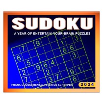 Sudoku | 2024 6 x 5 Inch Daily Desktop Box Calendar | New Page Every Day