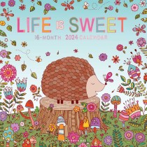 Life is Sweet | 2024 12 x 24 Inch Monthly Square Wall Calendar