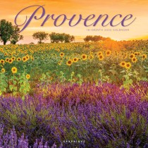 Provence | 2024 12 x 24 Inch Monthly Square Wall Calendar