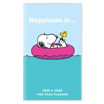 Peanuts | 2025-2026 3.5 x 6.5 Inch Two Year Monthly Pocket Planner