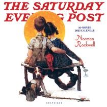Saturday Evening Post | 2025 12 x 24 Inch Monthly Square Wall Calendar